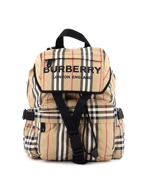 Burberry print nylon backpacks